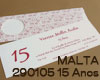 Convite Malta 290105 15 Anos